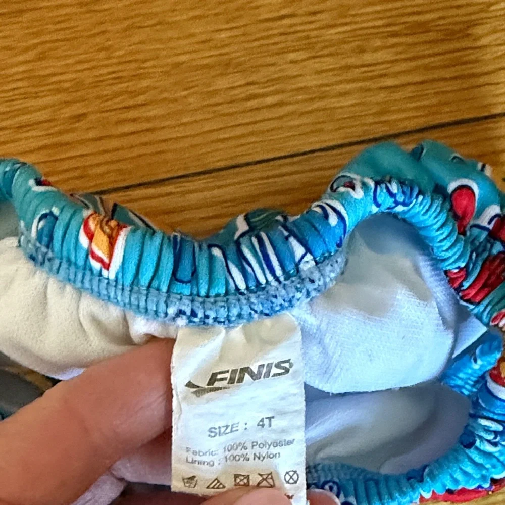 Playful Starfish Blue Swim Diaper cover